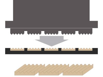 Vacuum extrusion machine