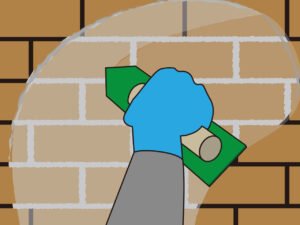 Full-surface grouting method